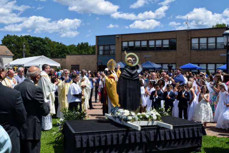 Bishop Blessing the Picnic