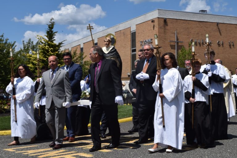 Procession Honor Guard with Statue