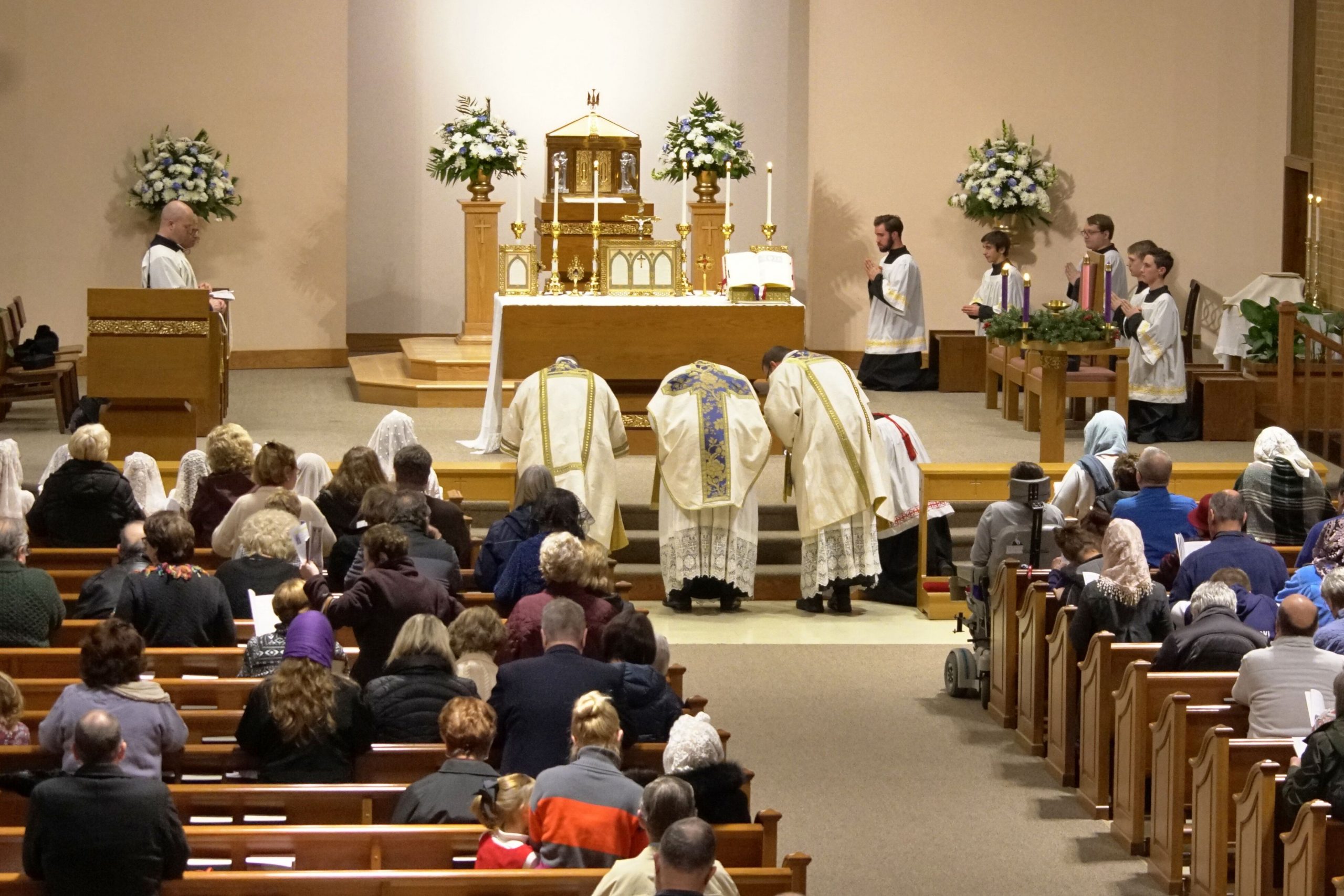 Priests at Altar